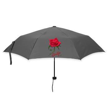 Schütze Rose Beschützer Sternzeichen Schütze - Regenschirm (klein) - Grau - Vorne