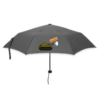 Panzer - Boom - Regenschirm (klein) - Grau - Vorne