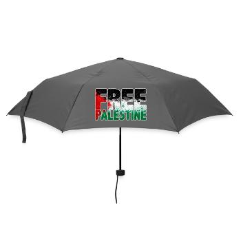 free Palestine - Umbrella (small) - grey - Front