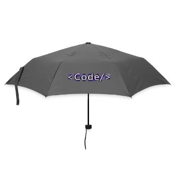 Codestil (lila) - Regenschirm (klein) - Grau - Vorne