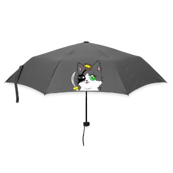 Piraten-Chat - Regenschirm (klein) - Grau - Vorne