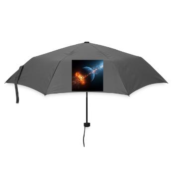 Cosmic Firestarter - Regenschirm (klein) - Grau - Vorne