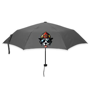 Fire Brigade Dalmatians - Umbrella (small) - grey - Front