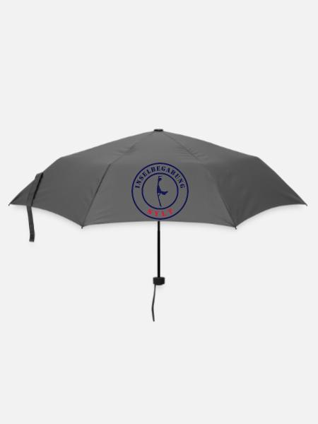 inselbegabung sylt - Regenschirm (klein) - Grau