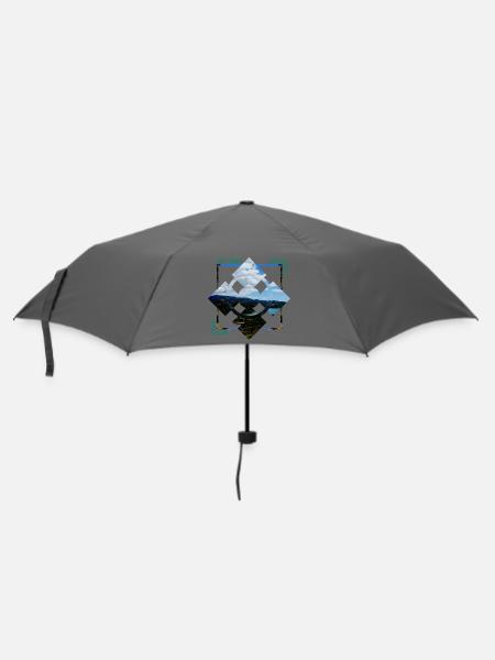 Türkisblaue Abel Tasman Traumbucht - Regenschirm (klein) - Grau