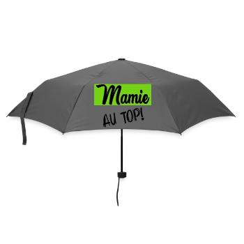 OMA. MUTTERTAG. ALLES GUTE ZUM OMA-TAG. ICH LIEBE DICH - Regenschirm (klein) - Grau - Vorne