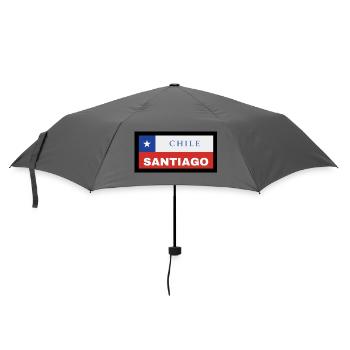Santiago City en drapeau chilien - Parapluie standard - bruyère - Devant