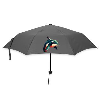 Orque Dessin Animé Personnage Animal De Compagnie Coloré - Parapluie standard - bruyère - Devant