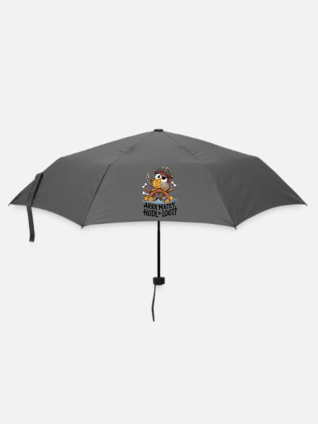 Hodl The Loot! - Umbrella (small) - grey