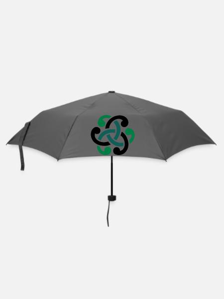 Keltischer Knoten vector - Regenschirm (klein) - Grau