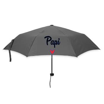 OPA. VATERTAG. ALLES Gute zum Tag des Großvaters. ICH LIEBE DICH. - Regenschirm (klein) - Grau - Vorne
