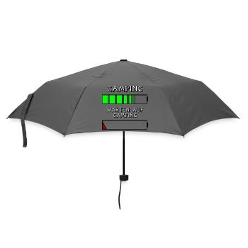akku camping - Regenschirm (klein) - Grau - Vorne