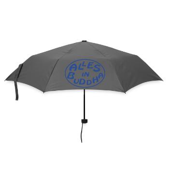 alles in buddha - Regenschirm (klein) - Grau - Vorne
