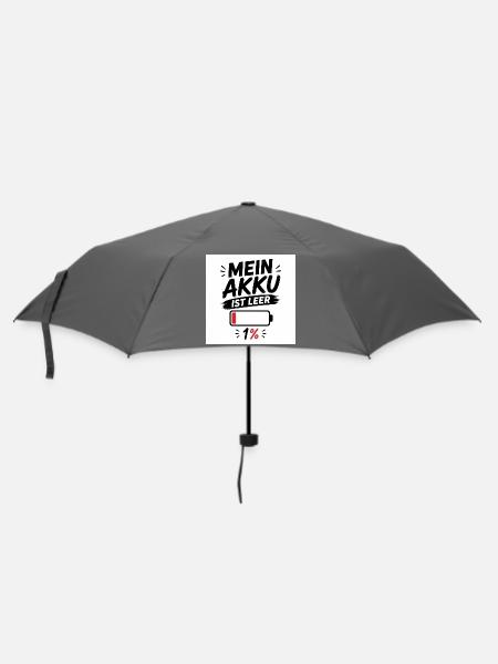 Modernes Design – Einzigartige Geschenkidee - Regenschirm (klein) - Grau