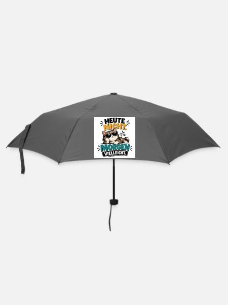 „Lustige Sprüche & kreative Designs“. - Regenschirm (klein) - Grau
