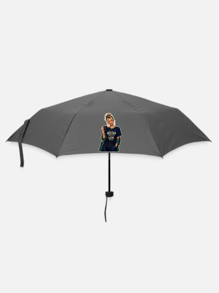 Aufstehenstimmung Morgenkick - Regenschirm (klein) - Grau