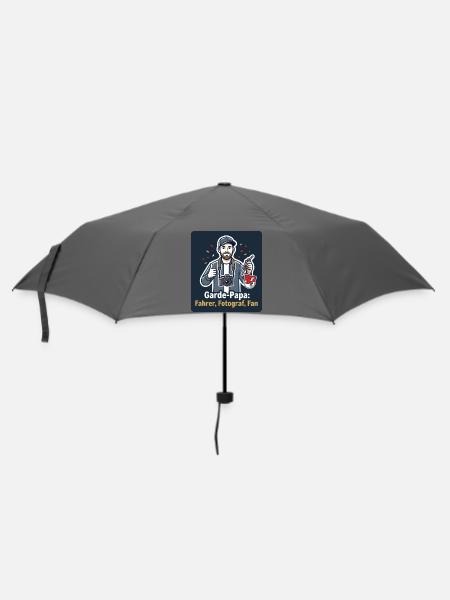 Garde-Papa – Fahrer, Fotograf, Fan - Regenschirm (klein) - Grau