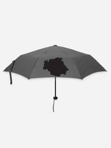 Hidalgo Humor-Geschenk-T-Shirt - Regenschirm (klein) - Grau