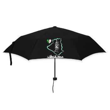ALGERIEN - Regenschirm (klein) - Schwarz - Vorne