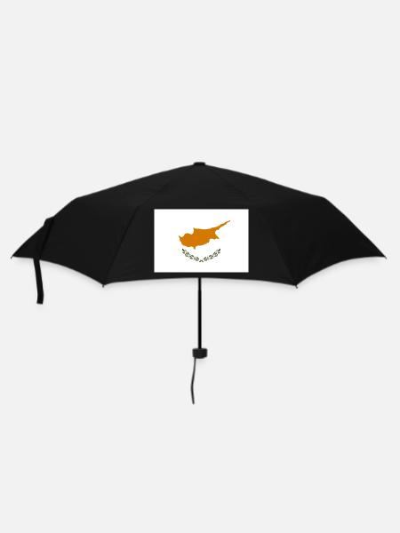 Zypern - Regenschirm (klein) - Schwarz