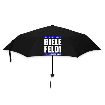 Bielefeld Ostwestfalen Teutoburger Wald - Regenschirm (klein) - Schwarz - Vorne