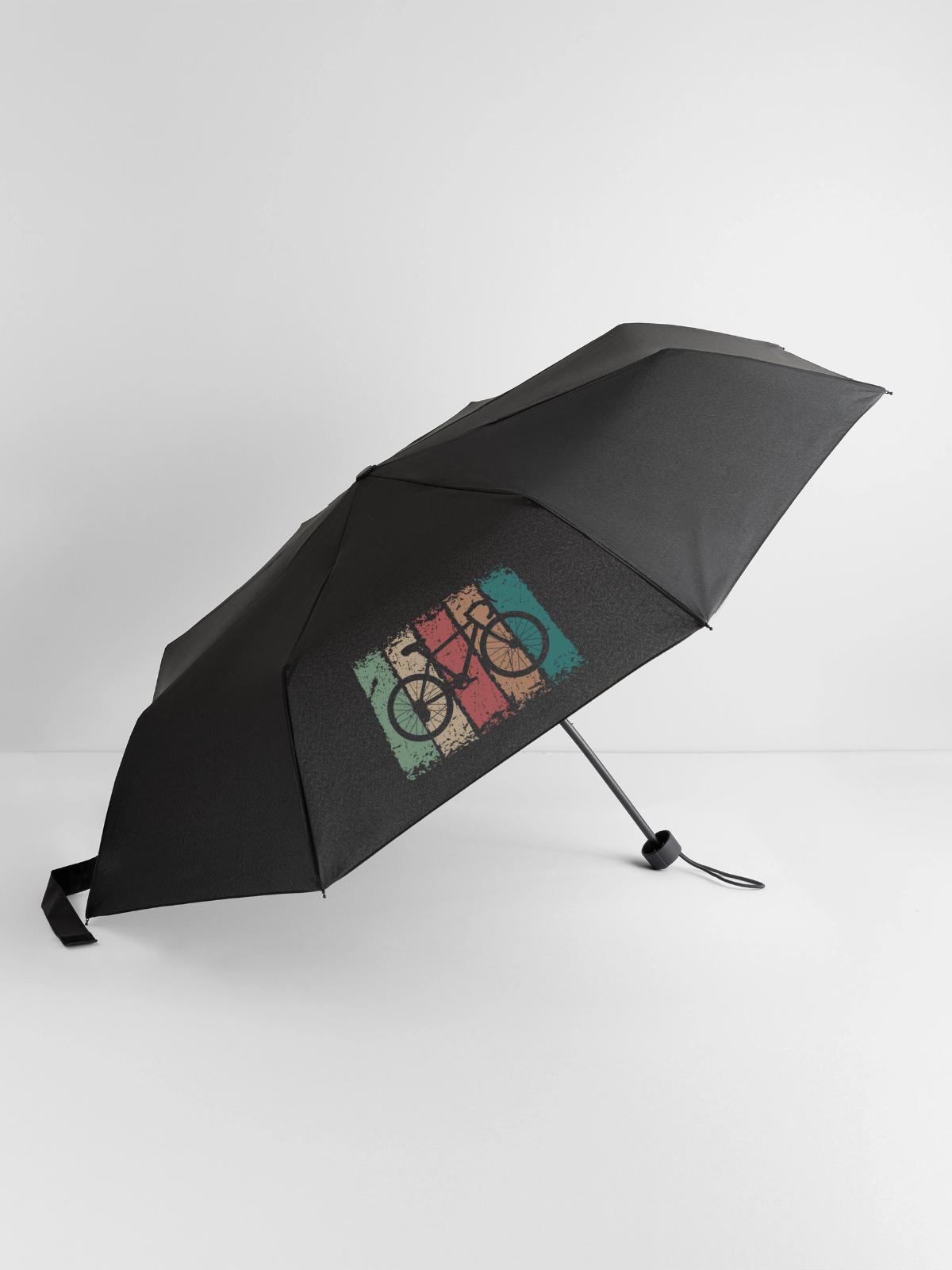 Fahrrad - Regenschirm (klein) - Schwarz - Vorne