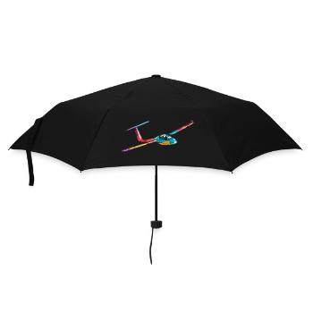 Kühner Segelflieger Thermikflug - Regenschirm (klein) - Schwarz - Vorne