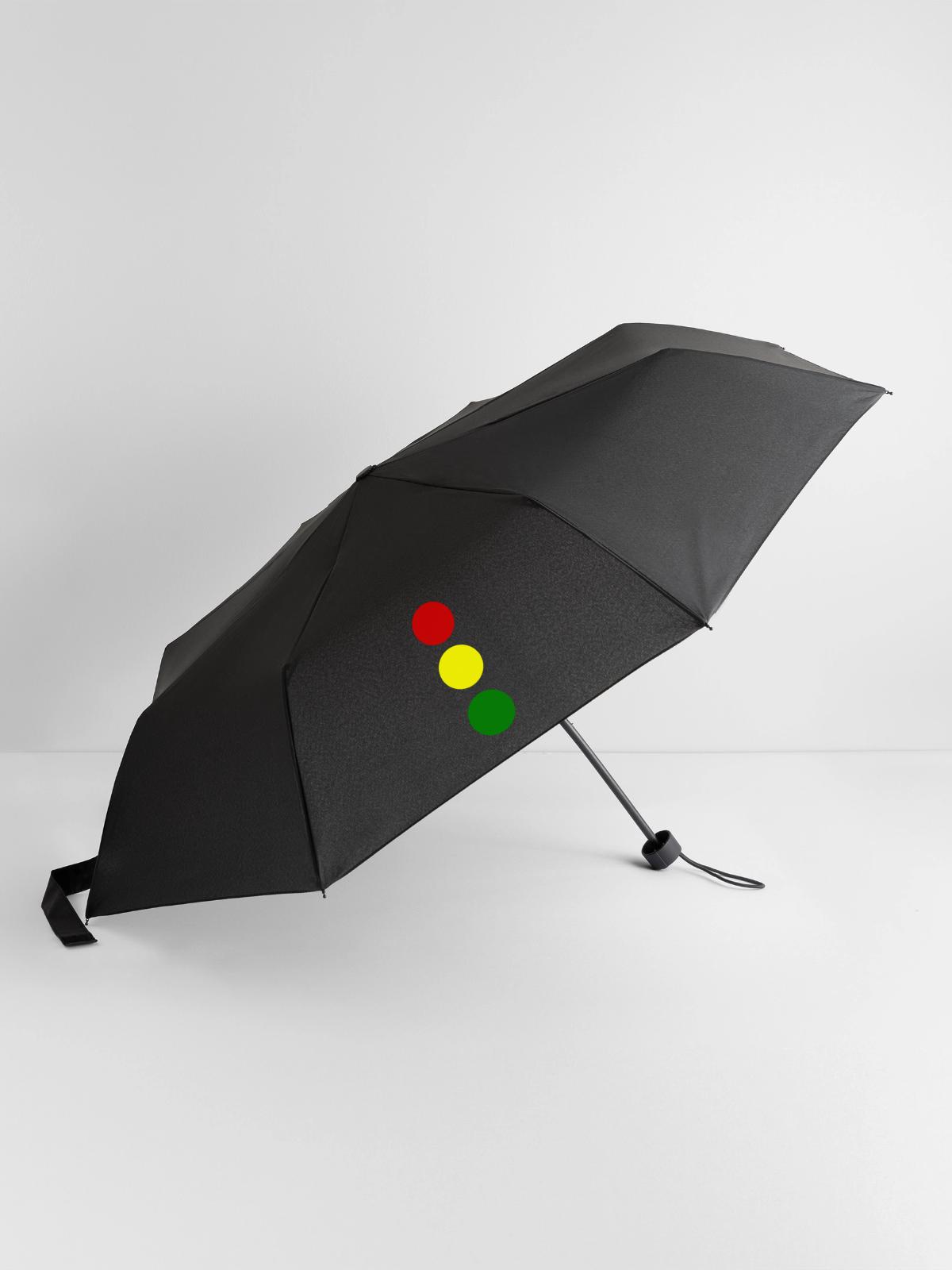 Ampel - Regenschirm (klein) - Schwarz - Vorne