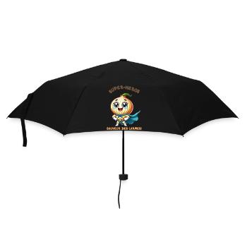 Superheld - Retter der Tränen - Regenschirm (klein) - Schwarz - Vorne