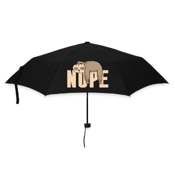 Nope sloth - Umbrella (small) - black - Front