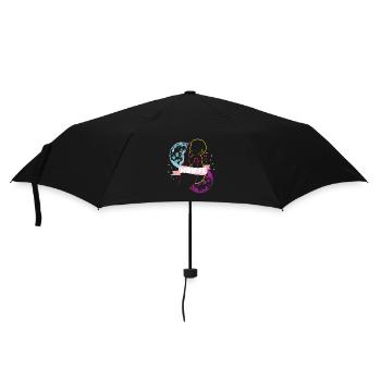 Einfühlsame Hebamme Geburtsbegleitung - Regenschirm (klein) - Schwarz - Vorne