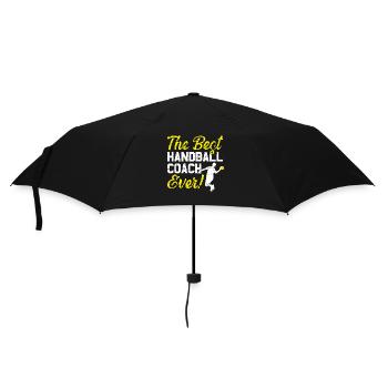 Bester Handball Trainer - Regenschirm (klein) - Schwarz - Vorne