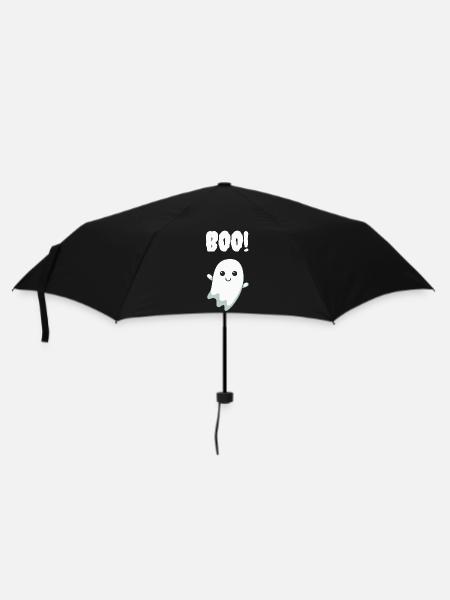 Boo Gespenst - Regenschirm (klein) - Schwarz
