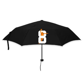 NUMBER 8 BASKETBALL 8TH BIRTHDAY - Umbrella (small) - black - Front