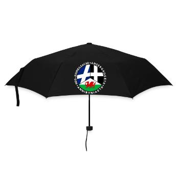 Schottische, walisische, kornische Unabhängigkeit, keltisch - Regenschirm (klein) - Schwarz - Vorne