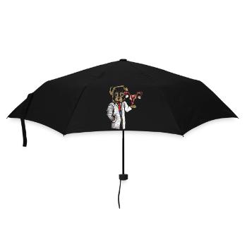 Hundeliebender Gynäkologe Praxis - Regenschirm (klein) - Schwarz - Vorne