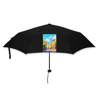 Aix En Provence France Vintage Travel Poster WPA - Umbrella (small) - black - Front