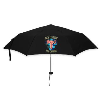 My Body My Choice - Regenschirm (klein) - Schwarz - Vorne