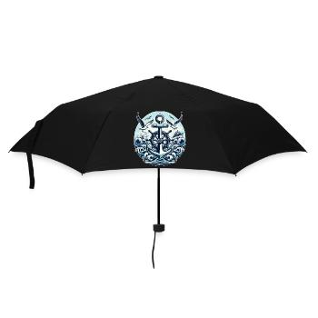 Anchor Steering Wheel Logo - Umbrella (small) - black - Front