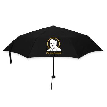Fürchtet euch nicht - Papst Johannes Paul II JP2 - Regenschirm (klein) - Schwarz - Vorne
