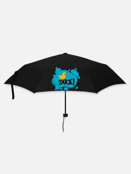 Duck! - Calypso Blous - Regenschirm (klein) - Schwarz