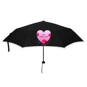 best mother in law - Regenschirm (klein) - Schwarz - Vorne