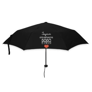 Joyeux Anniversaire Papa Cadeau Humour - Parapluie standard - noir - Devant