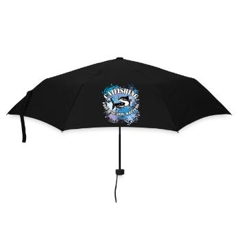 Catfish catfish fish catfish for splashes of paint - Umbrella (small) - black - Front