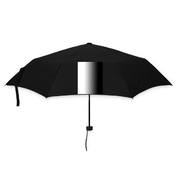 black and white - Regenschirm (klein) - Schwarz - Vorne