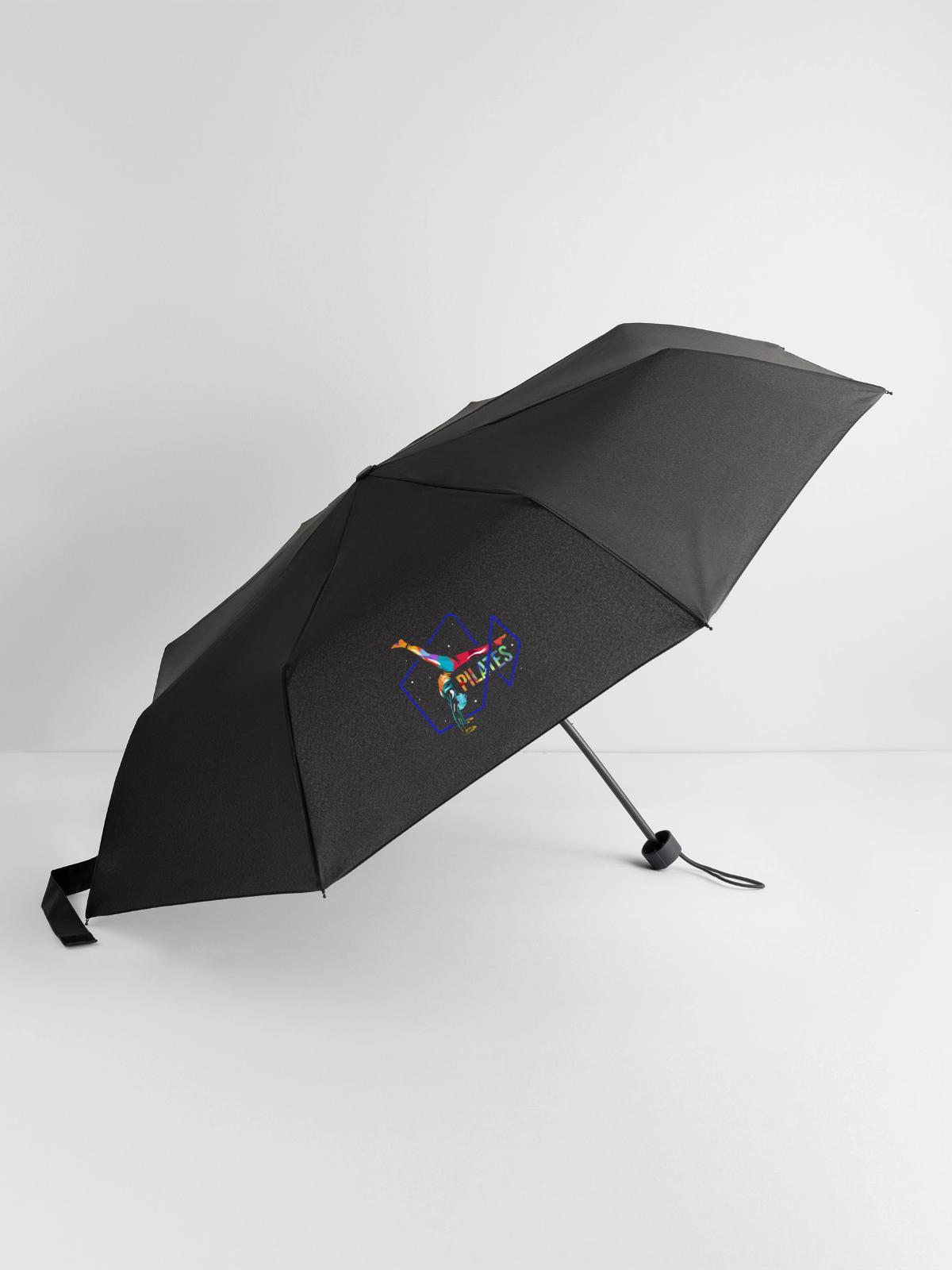 Sanfte Pilates Trainingseinheit - Regenschirm (klein) - Schwarz - Vorne