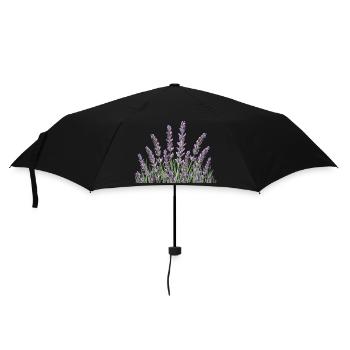 Lavendelhalme Lavendel - Regenschirm (klein) - Schwarz - Vorne