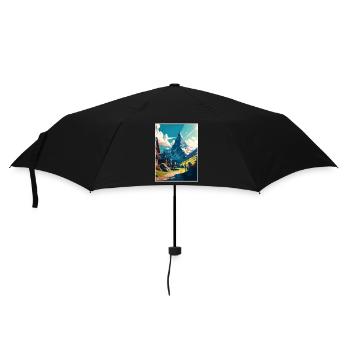 Grindelwald Schweiz Vintage Reiseposter WPA - Regenschirm (klein) - Schwarz - Vorne