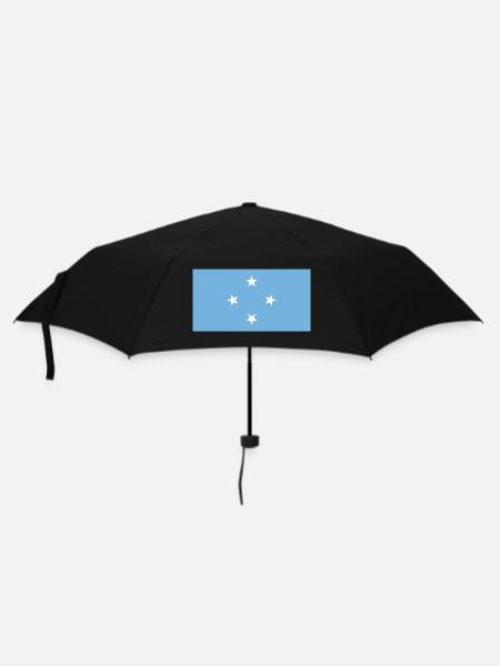 Mikronesien - Regenschirm (klein) - Schwarz