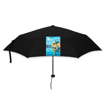 La Rochelle France Poster de voyage vintage souvenir - Parapluie standard - noir - Devant
